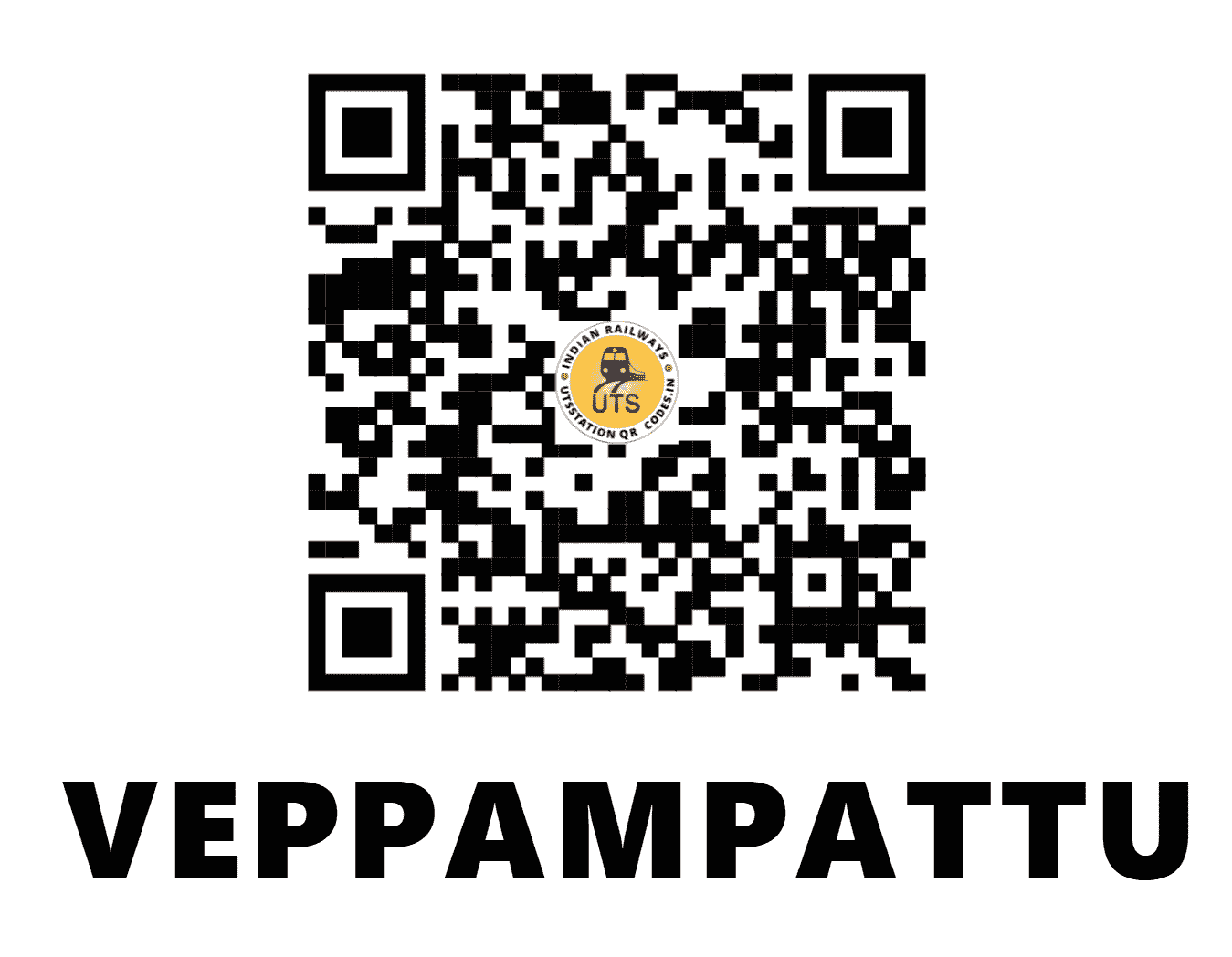 UTS QR Code for VEPPAMPATTU - VEU - SR (TAMIL NADU)